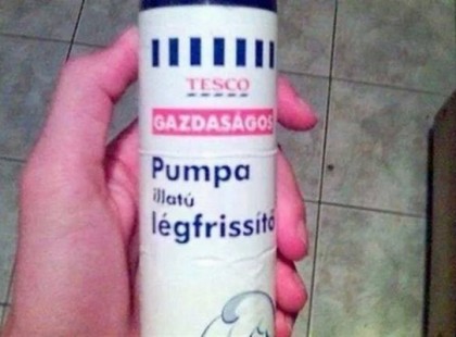 9 felülmúlhatatlan magyar hirdetés áruházainkból. Nem bírjuk abbahagyni a nevetést! :) Szó esik fa habverőről, ami egyébként fémből van, rendőrségi feljelentésről némi káposztalevél miatt, de a legjobb a pumpa illatú légfrissítő elképzelni sem tudjuk, hogy az milyen lehet! :)