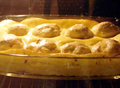 Édes tejfölben sült túrógombóc. Ez valami mennyei!