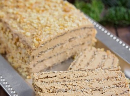 Bámulatos diós krémes liszt nélkül! Ünnepi diós karamellel a tetején!