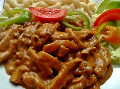 Bakonyi sertéstokány laskagombával Úgy Józsi módra tökéletesen! :)