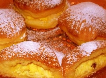 Tepsiben sült túrós fánk recept