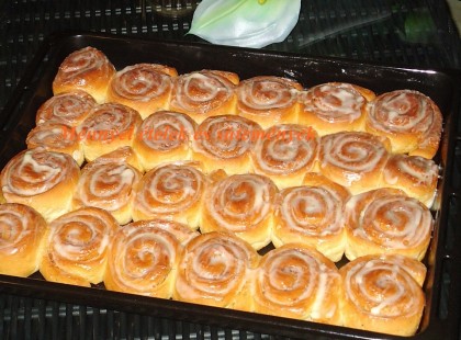 Finom,puha fahéjas csiga,vanilia mázzal 25 perc alatt!