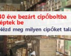 40 éve bezárt cipőboltba léptek be – Nézd meg milyen cipőket találtak!