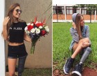 Ezeket a fotókat azoknak ajánlom,akik aránylag jó módban élnek,de nyavalyognak,hogy ez sincs,az sincs. Itt ez a vidám lány,két éve amputálták a lábát ,de nézd meg az arcát,milyen boldog ,hogy menni ,sportolni,úszni tud.