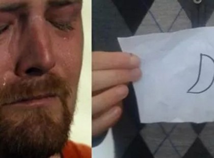 Az apa látja a tiszta szobát és egy megvetett ágyat. Másodpercekkel később talált egy levelet, ami teljesen lesújtotta