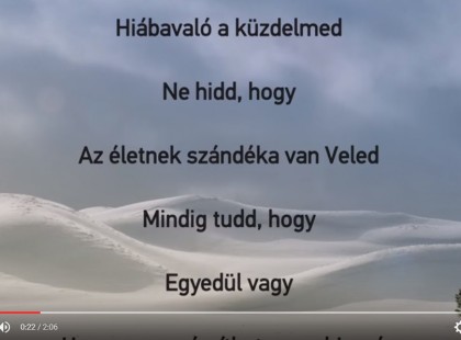 Ettől a szövegtől libabőrösek lettünk! A két perces videó végén te is érteni fogod, miért!