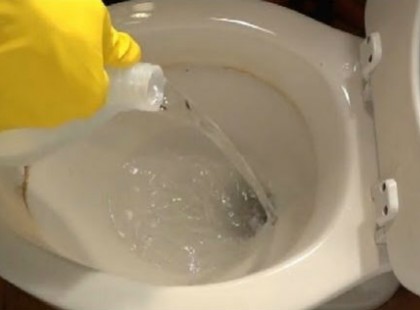 Egy üveg ecetet öntött a vécécsészébe. Hogy miért? Ezt a VIDEÓ-t mindenkinek látnia kell!