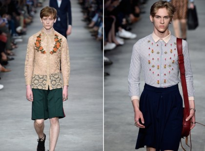 2016-os év férfi ruha divat a Gucci szerint. Besírsz a képektől :)