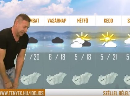 Szétfingták a TV2 időjárás-jelentését