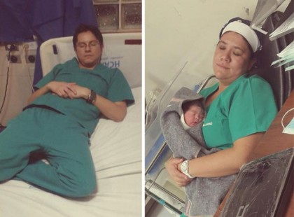 Egy srác olyan doktor fotóját tette közzé, aki ügyelet közben elaludt. Nem egészen azt a reakciót kapta, amire számított