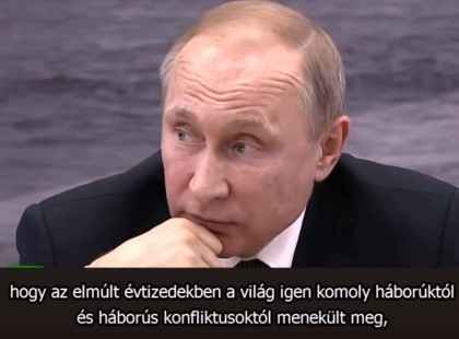 Putyin júliusi üzenetét kötelező megnézni, ha valaki tisztán akar látni - Ezért került veszélybe a béke a világon