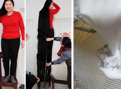 EZ A NŐ CSAK EZZEL MOSSA A HAJÁT, AMI ÚGY NŐ, MINT EGY ŐRÜLT, ÉS EGY ŐSZ HAJSZÁLA SINCSEN!