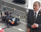 Balesetet szenvedett Vlagyimir Putyin speciális BMW autója, a sofőr a helyszínen szörnyethalt! (video)