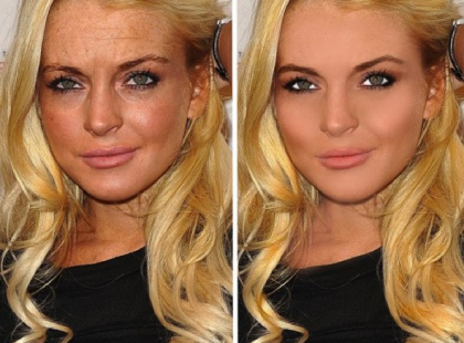 16 hihetetlen kép híres sztárokról Photoshop előtt és után