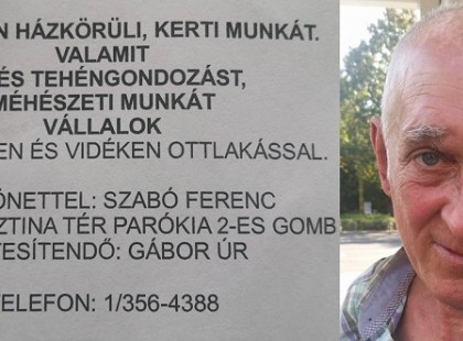 A bácsival ma találkoztam egy benzinkúton. Elmondta, hogy nem büszke rá, de tény hogy hajléktalan. Ma 80 forintja volt, abból evett és nem pénzt kér csak annyit hogy a papírját vigyem magammal, hátha tudok valamit. Nem szeretne hajléktalan maradni, dolgozni szeretne, segítsek ha tudok.