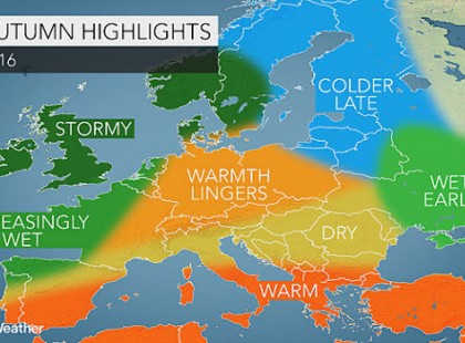 A me­te­o­ro­ló­gu­sok is meg­döb­ben­tek, hogy mi­lyen őszi idő­já­rás vár ránk