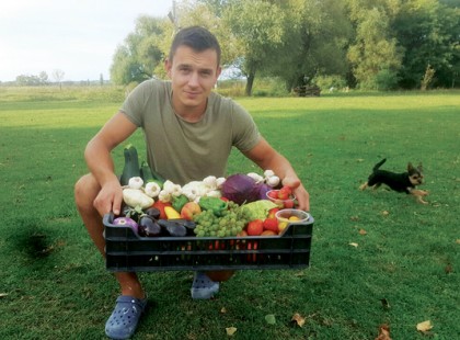 Zöldség házhozszállítással - Sok sikert a fiatalembernek