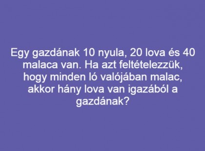10 embert próbáló fejtörő, amit csak az igazán rafináltak képesek megoldani. Neked sikerül?