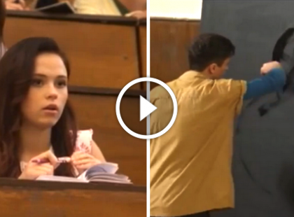 A LEGSZEBB, ÉS LEGÖTLETESEBB SZERELMI VALLOMÁS A VILÁGON! FIGYELD A LÁNY REAKCIÓJÁT!