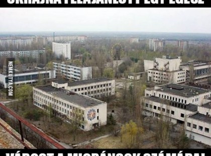 Csernobil egész területét felajánlották a migránsok számára az Ukránok