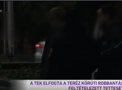 A terrorelhárítók így fogták el a Teréz körúti robbantót. Videó!