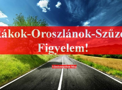 Éves nagy Horoszkóp 2017- re. Rák-Oroszlán-Szűz