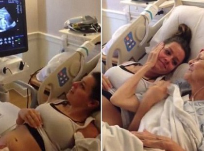 A terhes nő, haldokló édesanyjával fekszik az ágyban… sírva fakadsz, ha meglátod mit néznek a monitoron!