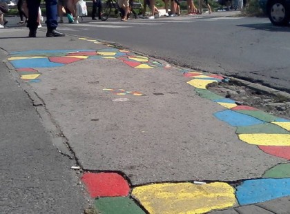 EZ MAGYARORSZÁG 2016 - BAN: JÁRDAFESTÉSÉRT ELŐÁLLÍTÁS, KORRUPCIÓÉRT SEMMI!