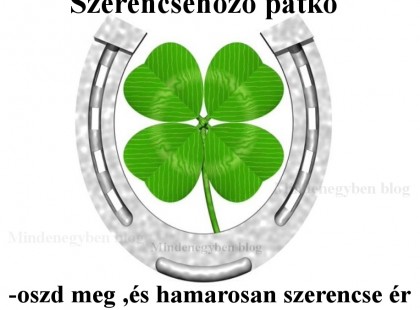 Szerencsehozó patkó - oszd meg ,és hamarosan szerencse ér