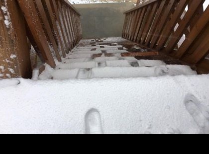 Kab-hegyen már 4 centi hullott!