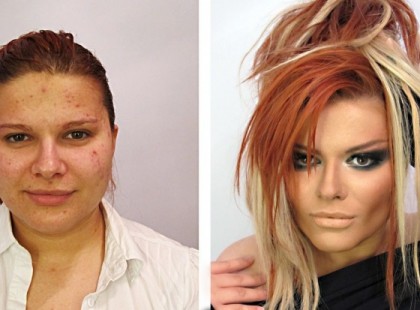 TE ATYAÚRISTEN ...... Ez a 17 fotó illusztrálja, hogyan lehet hazudni a sminkkel. A 8. nagyon súlyos.