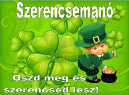 Szerencsemanó - oszd meg ,és hamarosan szerencse ér