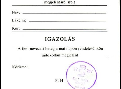 CSAK ORVOSI IGAZOLÁSSAL HIÁNYOZHAT A GYEREK AZ OVIBÓL