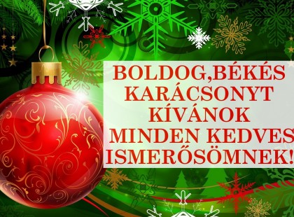 Békés, boldog karácsonyt!
