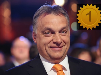 Az év emberének választották Orbán Viktort