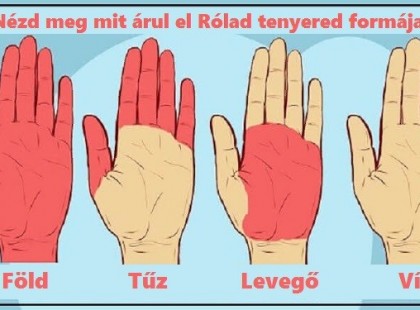 Tenyered formája többet árul el Rólad, mint gondolnád! Nézd csak meg!