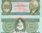 Egy kisebb fajta vagyonnak számított 1983ban a zöld hasú Bartók. Ma egy ezer forintnak azért nem sok értéke van