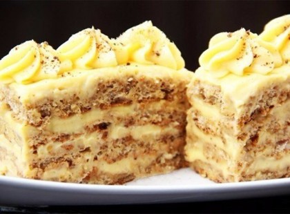 Csábítóan finom diós szelet, egy cukrásztól kaptam a receptjét! Hatalmas sikere van!