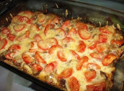 Csirkemáj olasz módra, könnyű de nagyon finom étel!