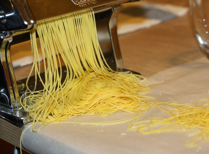 Finom házi tészta receptje az olasz Marcato nyújtó- és vágógéphez