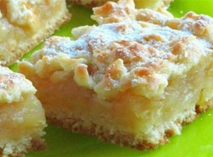 Házi készítésű sütemény, almával és citrommal, fenséges!