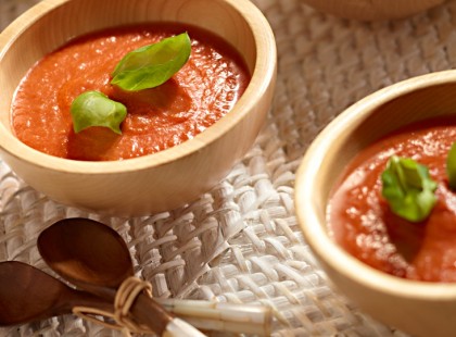 Kényeztető házi paradicsom-krémleves (kb. 10 perc)! Forrón az igazi!