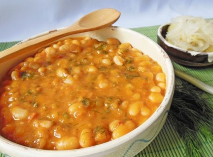 Tejfölös kapros bab, a nagymama mindig így főzi!