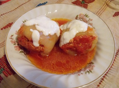 Töltött paprika a nagyi receptje szerint! Istenien néz ki:-))