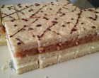 Omlós almás krémes, kellemes almás töltelékkel és vaníliás krémmel!