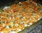 Tejfölös rakott zöldbab reszelt sajttal! Olcsó egytálétel a sütőből!