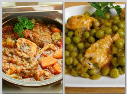 2 remek ötlet hétvégére: lecsós csirke és zöldborsós csirke!