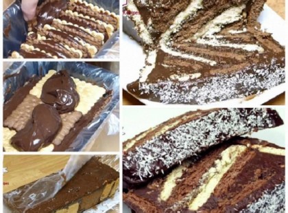 40 perc alatt elkészítheted, olcsó és finom! Fenséges keksztorta recept!