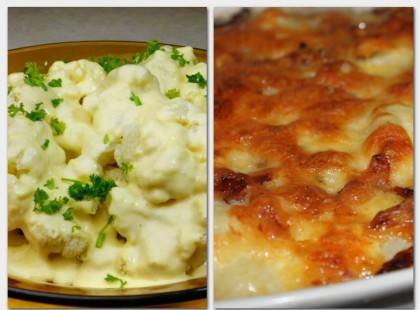 6 könnyen elkészíthető karfiolos recept, sonkával, gombával és tejfölösen!