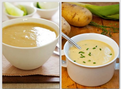 A két sztár: burgonyakrémleves és a zellerkrémleves! Fenséges finomságok a hideg napokra!